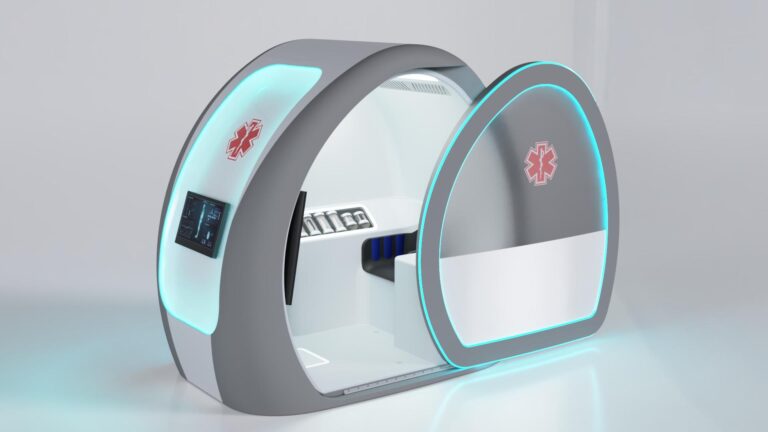 Medical Cubical Telehealth Station - Industrial Design Agency